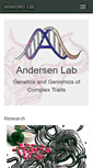 Mobile Screenshot of andersenlab.org