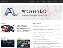 Tablet Screenshot of andersenlab.org